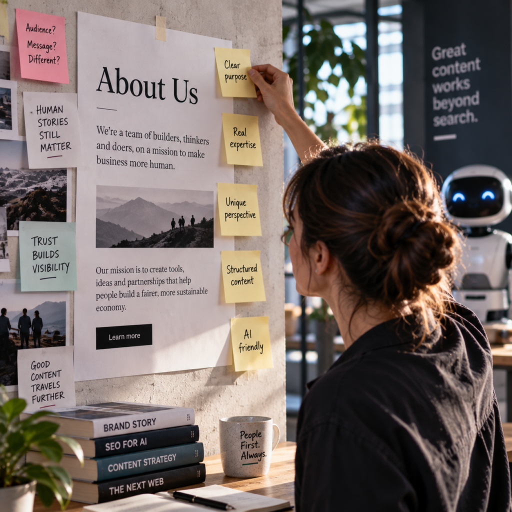 How to Rework Your About Page for Better AI Visibility