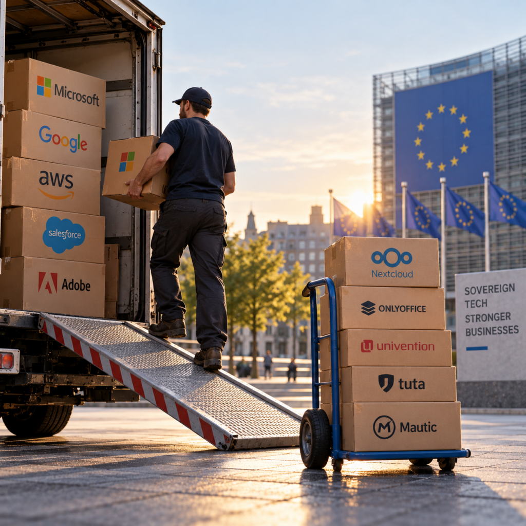 Replacing US Business Software with European Alternatives: A Practical Migration Framework