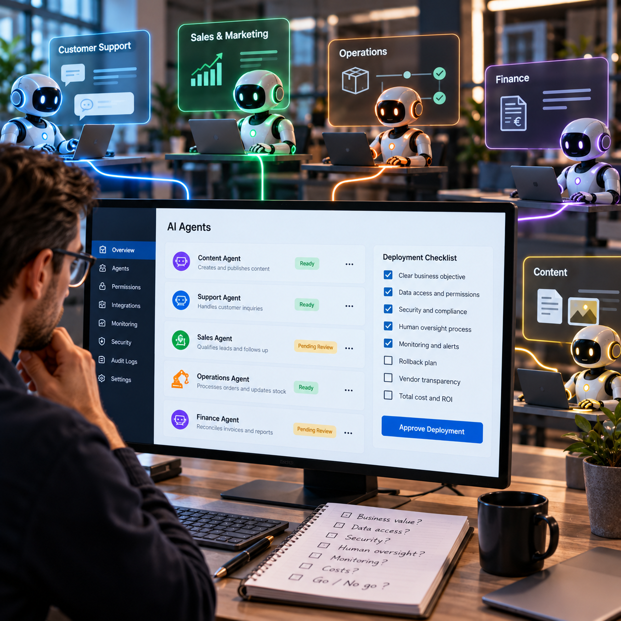 AI Agent Governance Command Center AI Agents Are Becoming Products: What Operators Should Demand Before Deployment