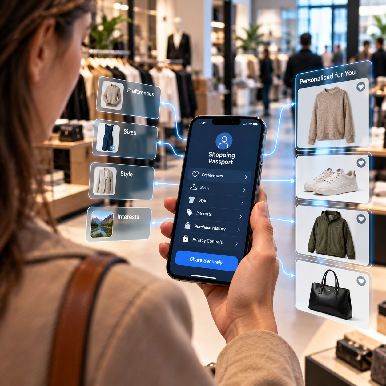 AI Shopping Passport in a Modern Store Should Retailers Adopt a Portable Shopping Passport for AI Personalisation?