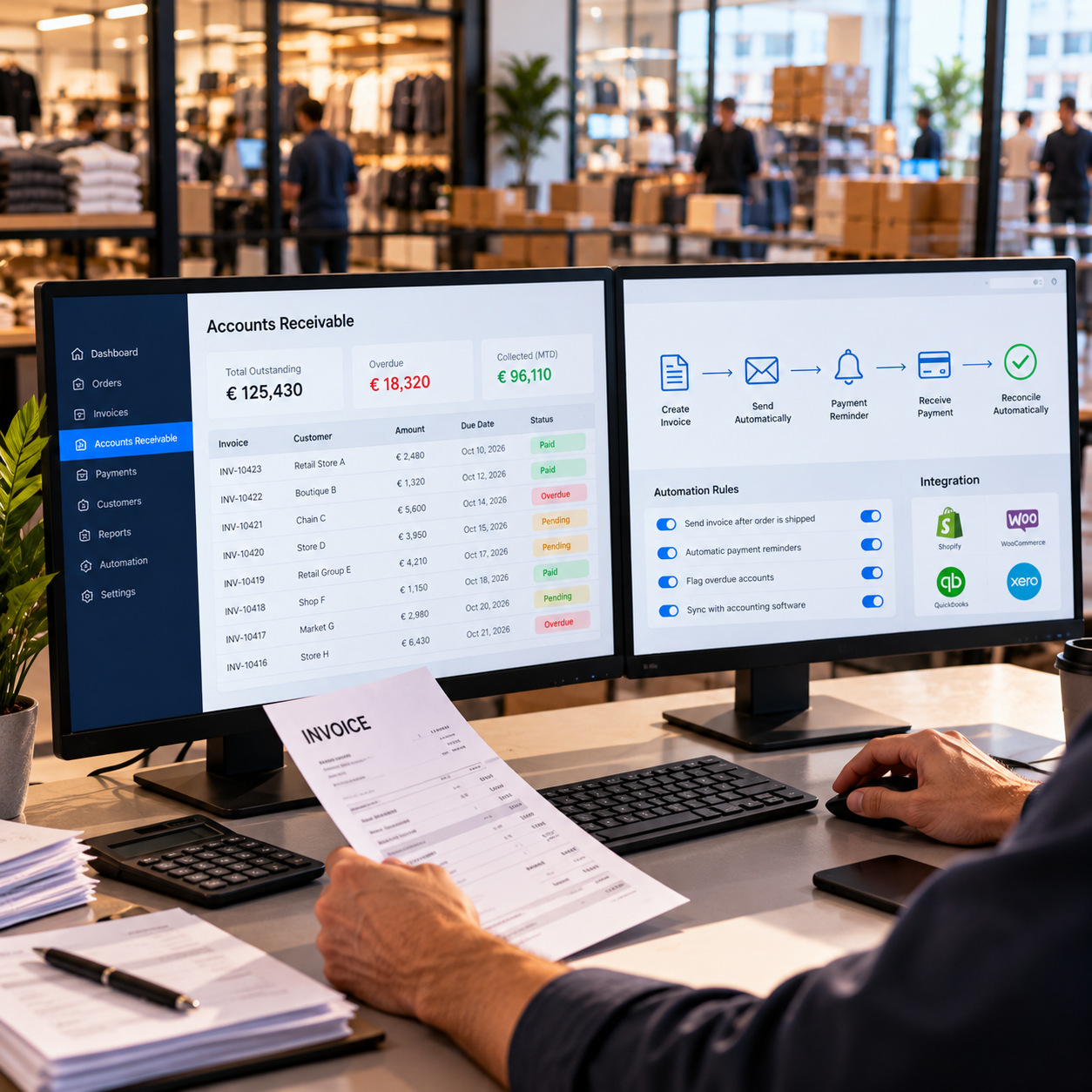 Automated Retail Finance Workspace How retailers can automate accounts receivable without losing financial control