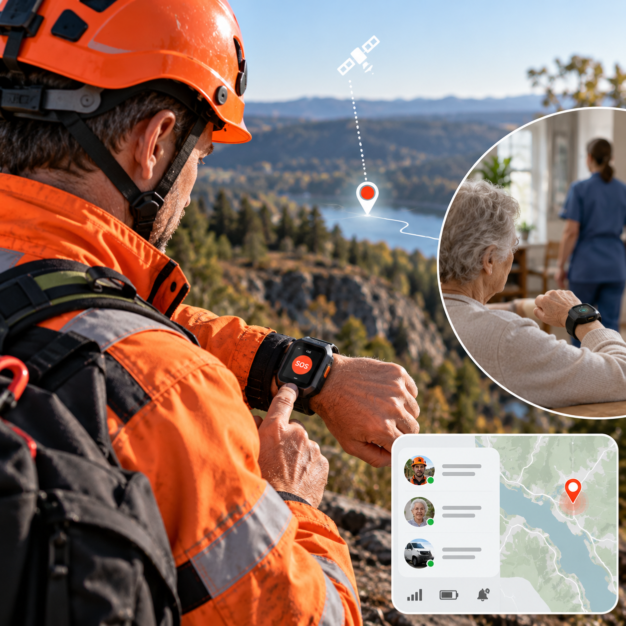 Phone-Free LTE Wearables: Closing the Safety Gap for Lone Workers and Care Services