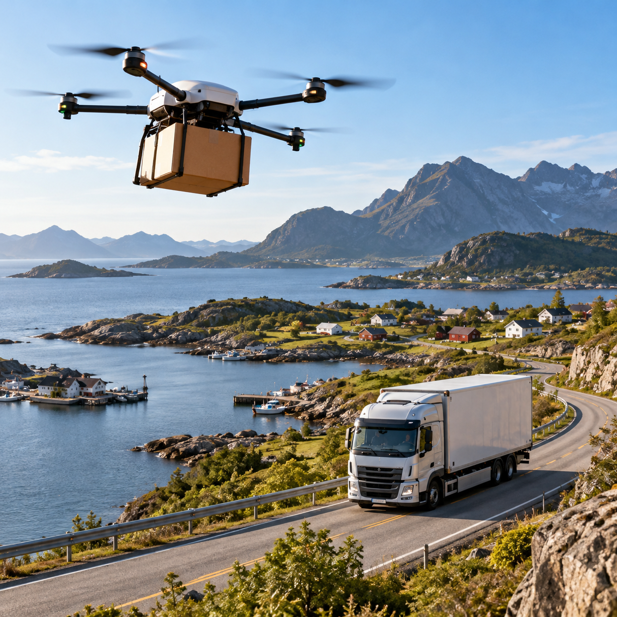 Drone Delivery Versus Trucks: How to Find Routes Where the Economics May Work