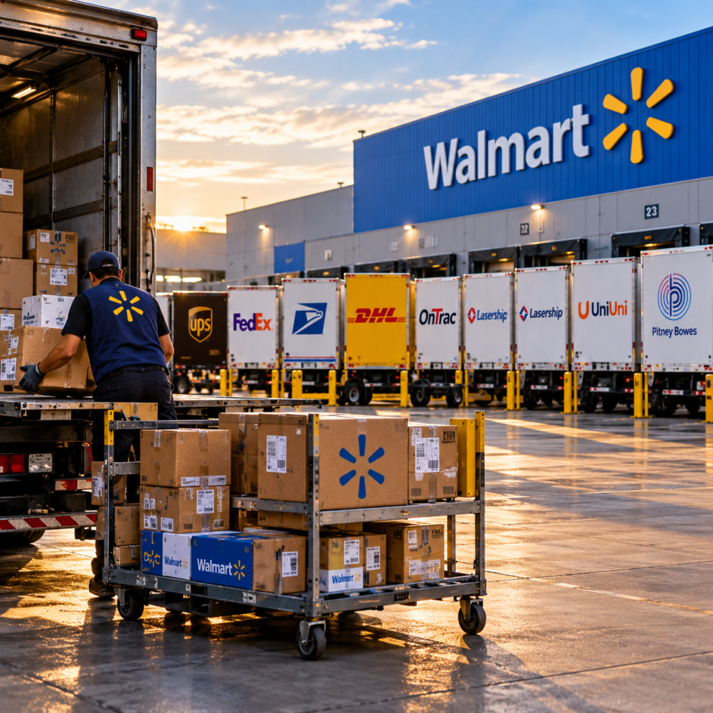 Golden Hour at the Walmart Distribution Hub Walmart Adds 8 Seller-Fulfilled Shipping Carriers: How to Evaluate Them
