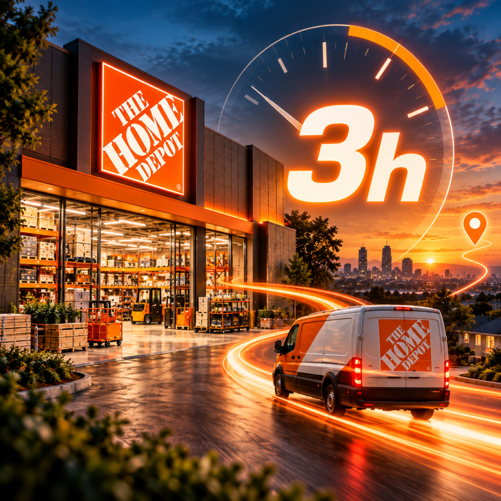 Home Depot’s 3-Hour Delivery Rush Three-Hour Retail Delivery: When Stores Can Double as Fulfillment Hubs